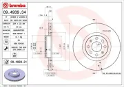 Bremsscheibe BREMBO 09.4939.31