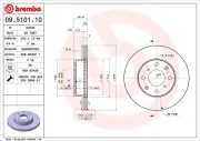 Bremsscheibe BREMBO 09.5101.10