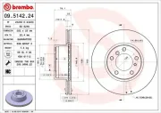 Bremsscheibe BREMBO 09.5142.24