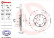 Bremsscheibe BREMBO 09.5194.10