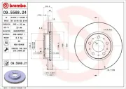 Bremsscheibe BREMBO 09.5568.21