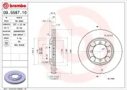 Bremsscheibe Vorderachse BREMBO 09.5587.10