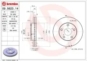 Bremsscheibe BREMBO 09.5623.14