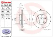 Bremsscheibe BREMBO 09.5845.20