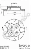 Bremsscheibe BREMBO 09.5857.75