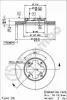 Bremsscheibe BREMBO 09.5867.10 Bild Bremsscheibe BREMBO 09.5867.10