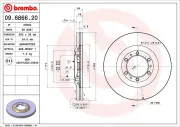 Bremsscheibe BREMBO 09.6866.20