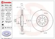 Bremsscheibe BREMBO 09.7010.21