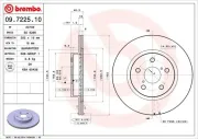 Bremsscheibe BREMBO 09.7225.10