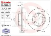 Bremsscheibe BREMBO 09.7226.11