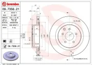 Bremsscheibe BREMBO 09.7356.21