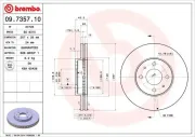 Bremsscheibe Vorderachse BREMBO 09.7357.10