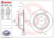 Bremsscheibe BREMBO 09.7377.10