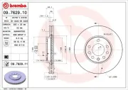 Bremsscheibe BREMBO 09.7629.10