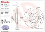 Bremsscheibe Vorderachse BREMBO 09.7812.1X
