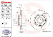 Bremsscheibe BREMBO 09.7821.10