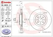 Bremsscheibe BREMBO 09.8004.31