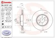 Bremsscheibe BREMBO 09.8137.21