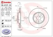 Bremsscheibe BREMBO 09.8137.31