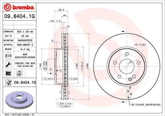 Bremsensatz, Scheibenbremse BREMBO KT 10 029 Bild Bremsensatz, Scheibenbremse BREMBO KT 10 029