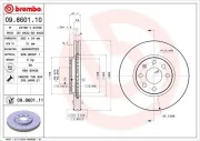 Bremsscheibe BREMBO 09.8601.11