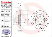 Bremsscheibe BREMBO 09.8601.1X