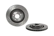 Bremsscheibe Hinterachse BREMBO 09.8842.2X