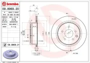 Bremsscheibe BREMBO 09.8969.21