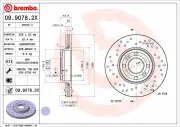 Bremsscheibe BREMBO 09.9078.2X