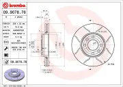 Bremsscheibe BREMBO 09.9078.76