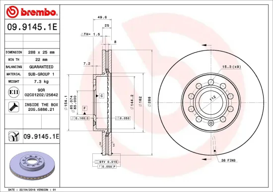 Bremsensatz, Scheibenbremse BREMBO KT 08 024 Bild Bremsensatz, Scheibenbremse BREMBO KT 08 024