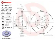 Bremsscheibe BREMBO 09.9508.11