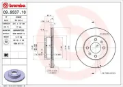 Bremsscheibe Vorderachse BREMBO 09.9537.10