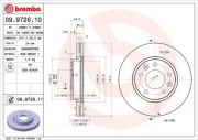 Bremsscheibe BREMBO 09.9726.11