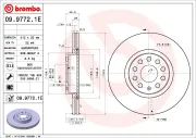 Bremsensatz, Scheibenbremse Vorderachse BREMBO KT 08 054