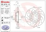 Bremsscheibe Vorderachse BREMBO 09.9772.1X