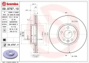 Bremsscheibe Vorderachse BREMBO 09.9797.11