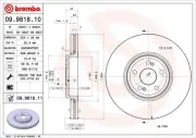 Bremsscheibe BREMBO 09.9818.10