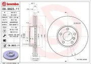 Bremsscheibe Vorderachse BREMBO 09.9923.11