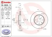 Bremsscheibe BREMBO 09.9928.11