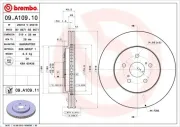 Bremsscheibe Vorderachse BREMBO 09.A109.11