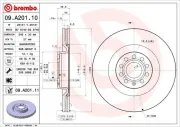 Bremsscheibe Vorderachse BREMBO 09.A201.11