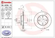 Bremsscheibe BREMBO 09.A236.11