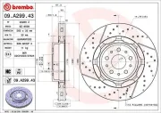 Bremsscheibe BREMBO 09.A299.43