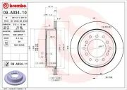 Bremsscheibe BREMBO 09.A334.11