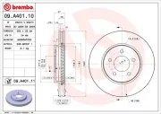 Bremsscheibe Vorderachse BREMBO 09.A401.11