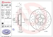 Bremsscheibe Vorderachse BREMBO 09.A427.3X