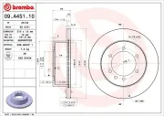 Bremsscheibe BREMBO 09.A451.10