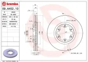 Bremsscheibe BREMBO 09.A452.10