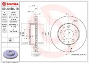 Bremsscheibe BREMBO 09.A458.10